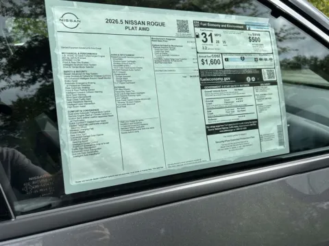 Photos of 2026 Nissan Rogue Platinum for sale in Cumming, GA at Nissan Of Cumming