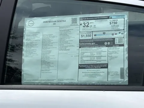 Photos of 2026 Nissan Sentra SR for sale in Cumming, GA at Nissan Of Cumming