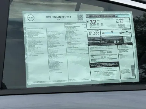 Photos of 2026 Nissan Sentra SR for sale in Cumming, GA at Nissan Of Cumming