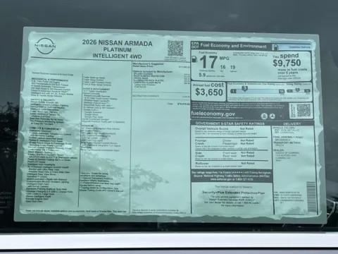 Photos of 2026 Nissan Armada Platinum for sale in Cumming, GA at Nissan Of Cumming