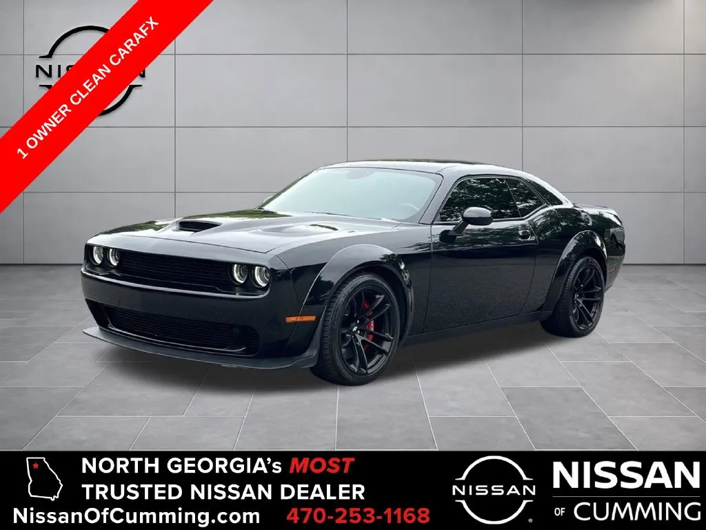 Black 2021 Dodge Challenger R/T Scat Pack Widebody for sale in Cumming, GA