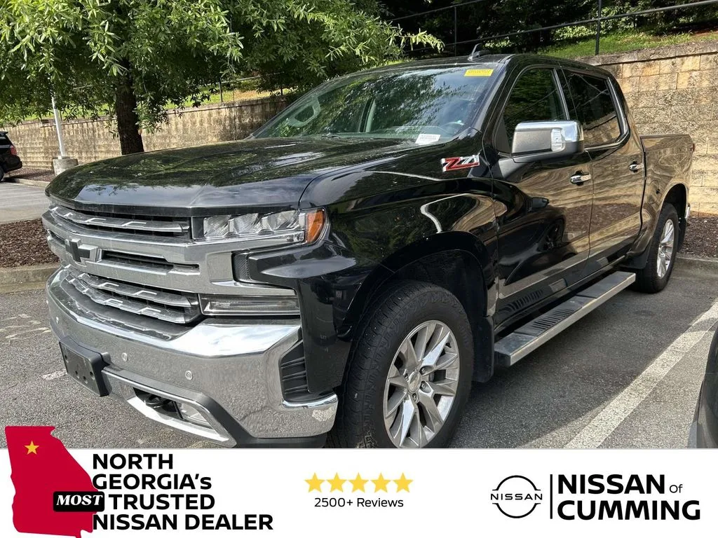 Black 2022 Chevrolet Silverado 1500 LTD LTZ for sale in Cumming, GA