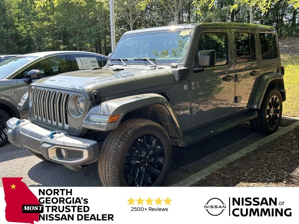 Gray 2022 Jeep Wrangler Unlimited Sahara 4xe for sale in Cumming, GA