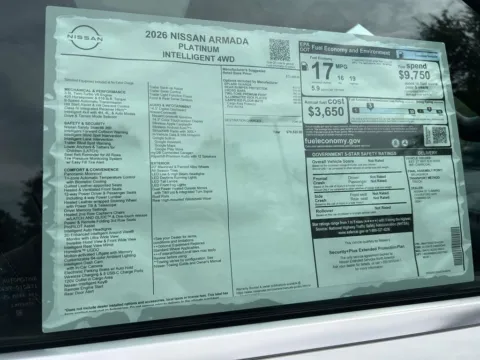 Photos of 2026 Nissan Armada Platinum for sale in Cumming, GA at Nissan Of Cumming