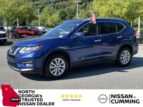 Blue 2020 Nissan Rogue SV for sale in Cumming, GA
