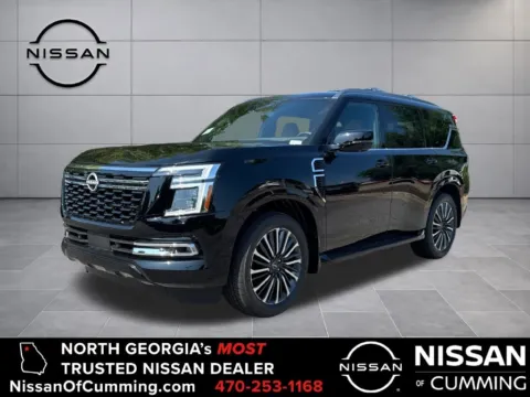 Black 2026 Nissan Armada Platinum Reserve for sale in Cumming, GA