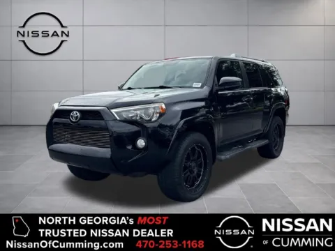 Black 2015 Toyota 4Runner SR5 for sale in Cumming, GA