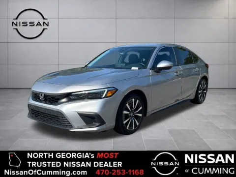 Silver 2022 Honda Civic EX-L for sale in Cumming, GA