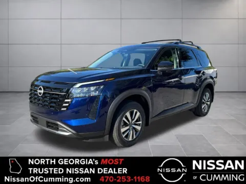 Blue 2026 Nissan Pathfinder SL for sale in Cumming, GA