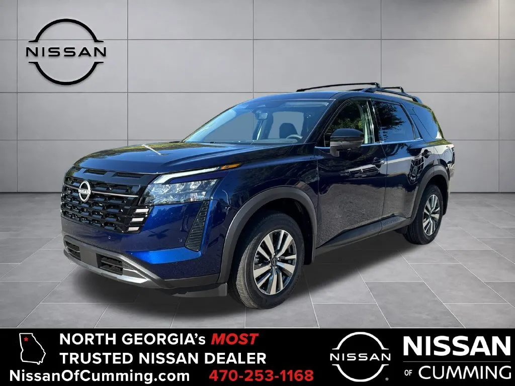 Blue 2026 Nissan Pathfinder SL for sale in Cumming, GA