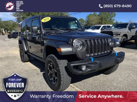 Gray 2021 Jeep Wrangler Unlimited Rubicon 4xe for sale in Crestview, FL