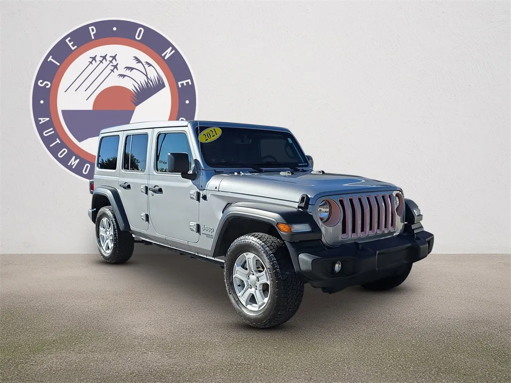 Silver 2021 Jeep Wrangler Unlimited Sport S for sale in Crestview, FL