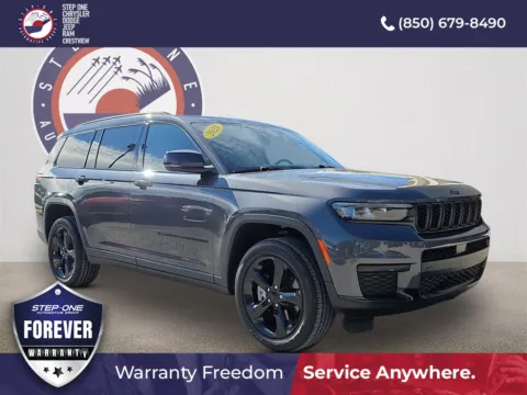 Gray 2021 Jeep Grand Cherokee L Altitude for sale in Crestview, FL