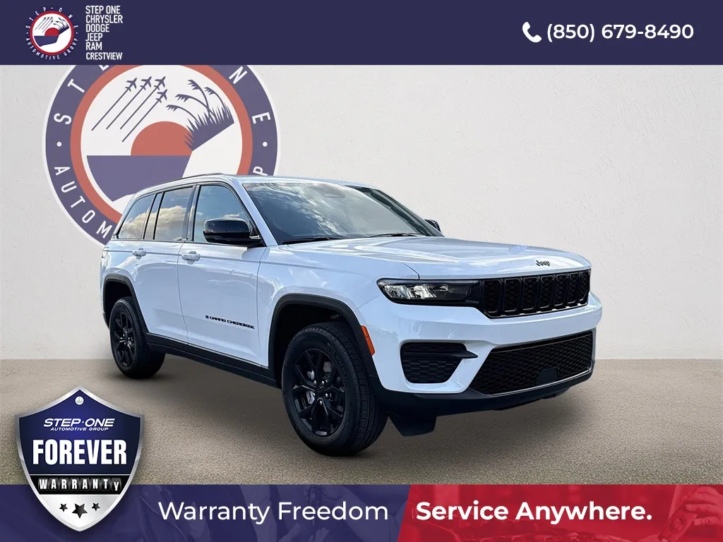 White 2025 Jeep Grand Cherokee Altitude X for sale in Crestview, FL