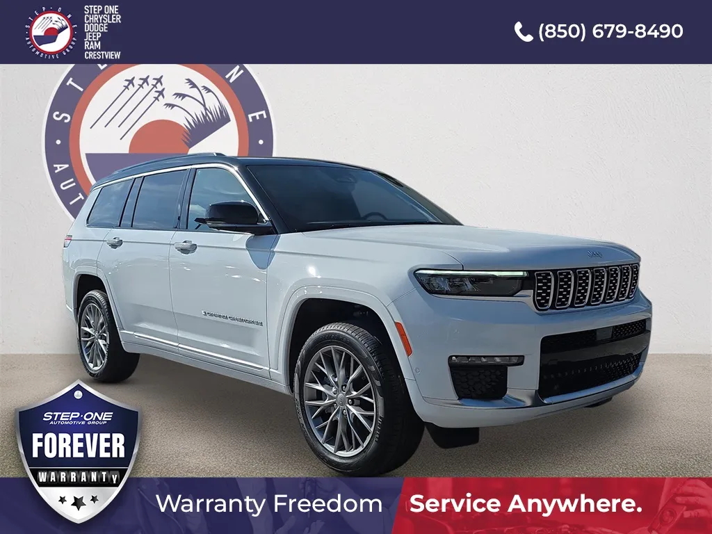 White 2025 Jeep Grand Cherokee L Summit for sale in Crestview, FL