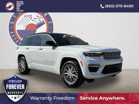 White 2025 Jeep Grand Cherokee Summit for sale in Crestview, FL