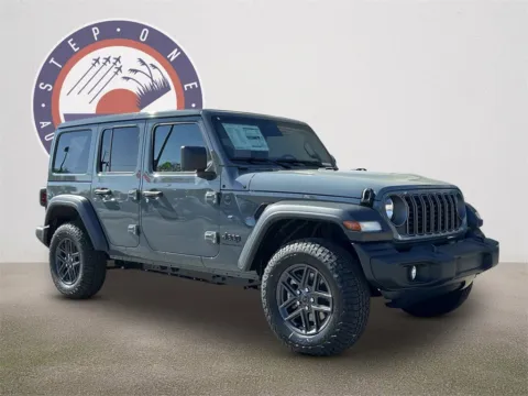 Photos of 2026 Jeep Wrangler Sport S for sale in Crestview, FL at Step One Chrysler Dodge Jeep Ram Fiat Crestview