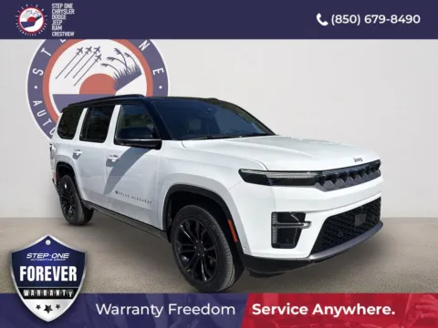 White 2026 Jeep Grand Wagoneer Summit Obsidian for sale in Crestview, FL