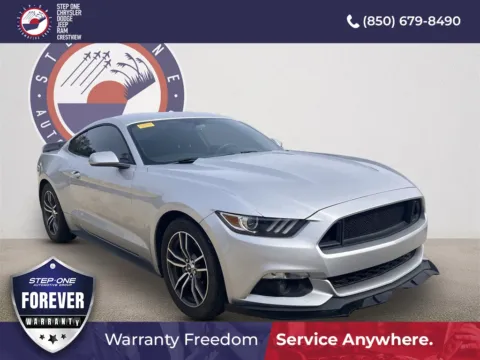 Silver 2017 Ford Mustang EcoBoost for sale in Crestview, FL