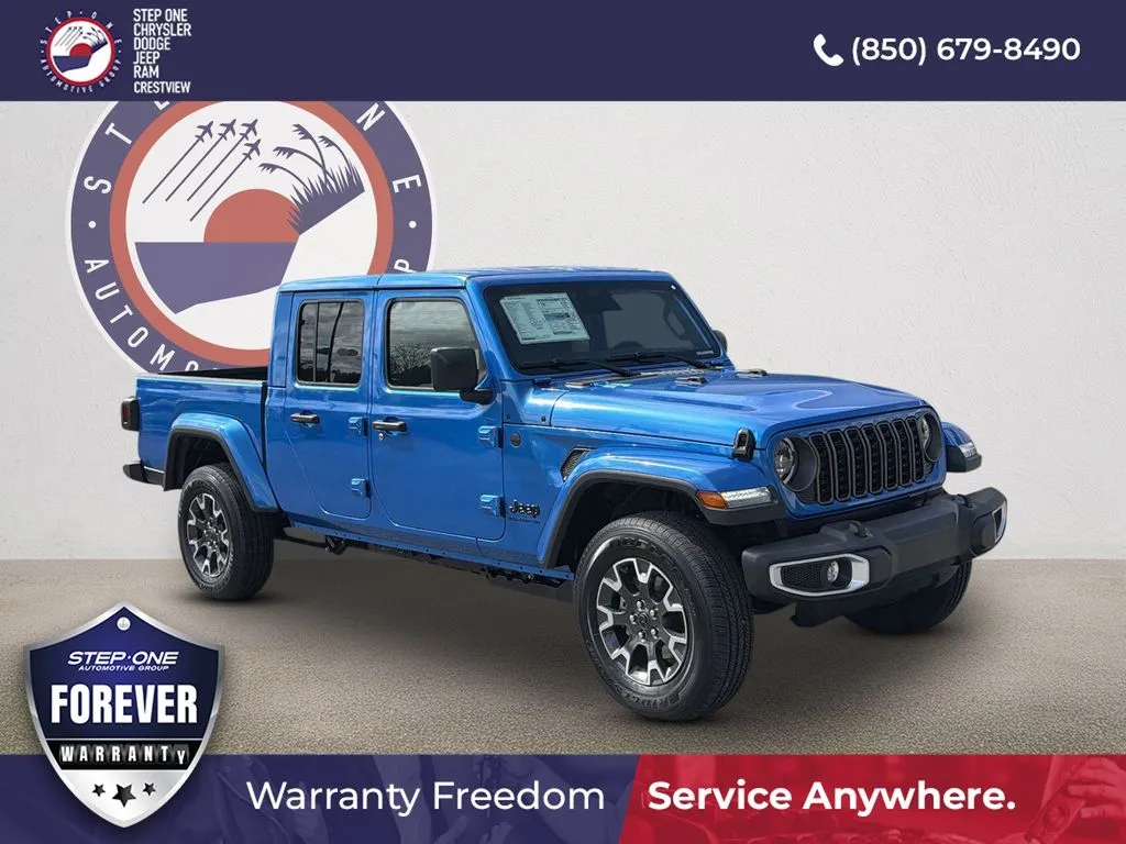 Blue 2026 Jeep Gladiator Sahara for sale in Crestview, FL