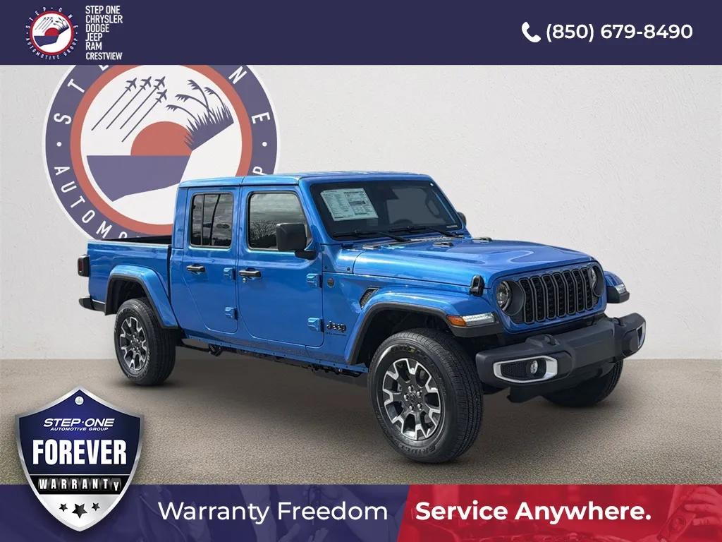 Blue 2026 Jeep Gladiator Sahara for sale in Crestview, FL