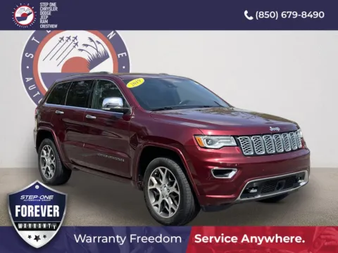 Red 2019 Jeep Grand Cherokee Overland for sale in Crestview, FL