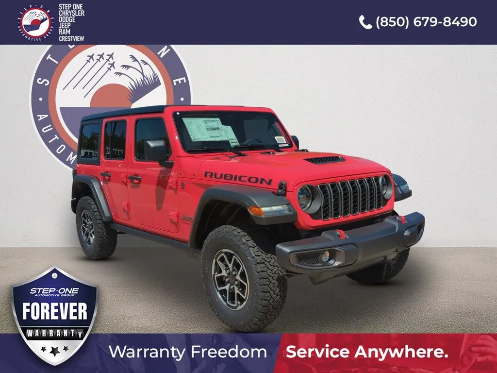 Red 2026 Jeep Wrangler Rubicon for sale in Crestview, FL