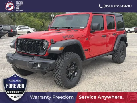 Red 2026 Jeep Wrangler Willys for sale in Crestview, FL
