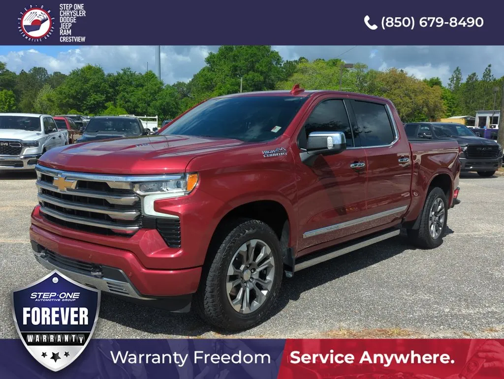 Red 2024 Chevrolet Silverado 1500 High Country for sale in Crestview, FL