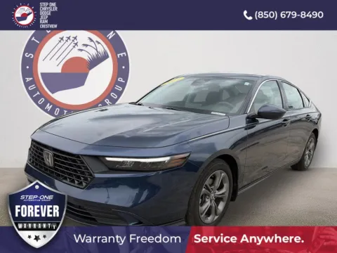 Blue 2024 Honda Accord EX for sale in Crestview, FL