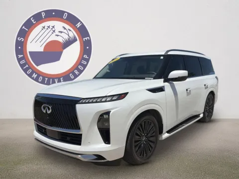 Photos of 2025 INFINITI QX80 LUXE for sale in Crestview, FL at Step One Chrysler Dodge Jeep Ram Fiat Crestview