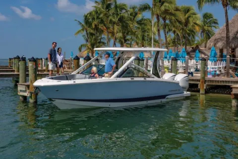 Another view of 2026 Chaparral 280 OSX for sale in Bluffton, SC at Longshore Boats Bluffton