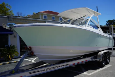 Another view of 2025 Edgewater 248CX Crossover for sale in Charleston, SC at Longshore Boats Charleston
