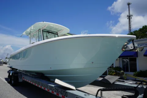 Photos of 2025 Edgewater 340CC for sale in Charleston, SC at Longshore Boats Charleston