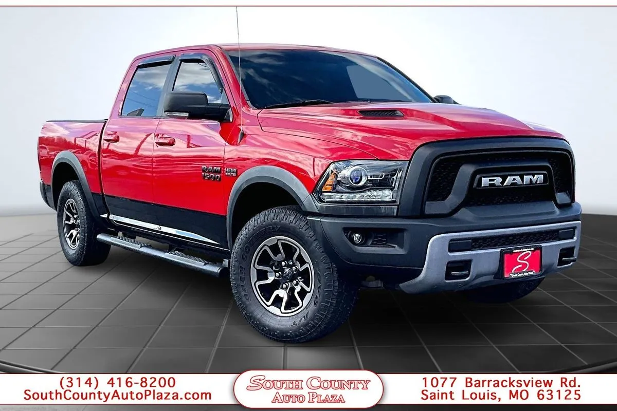 Red 2017 Ram 1500 Rebel Crew Cab 4x2 5'7" Box for sale in St. Louis, MO