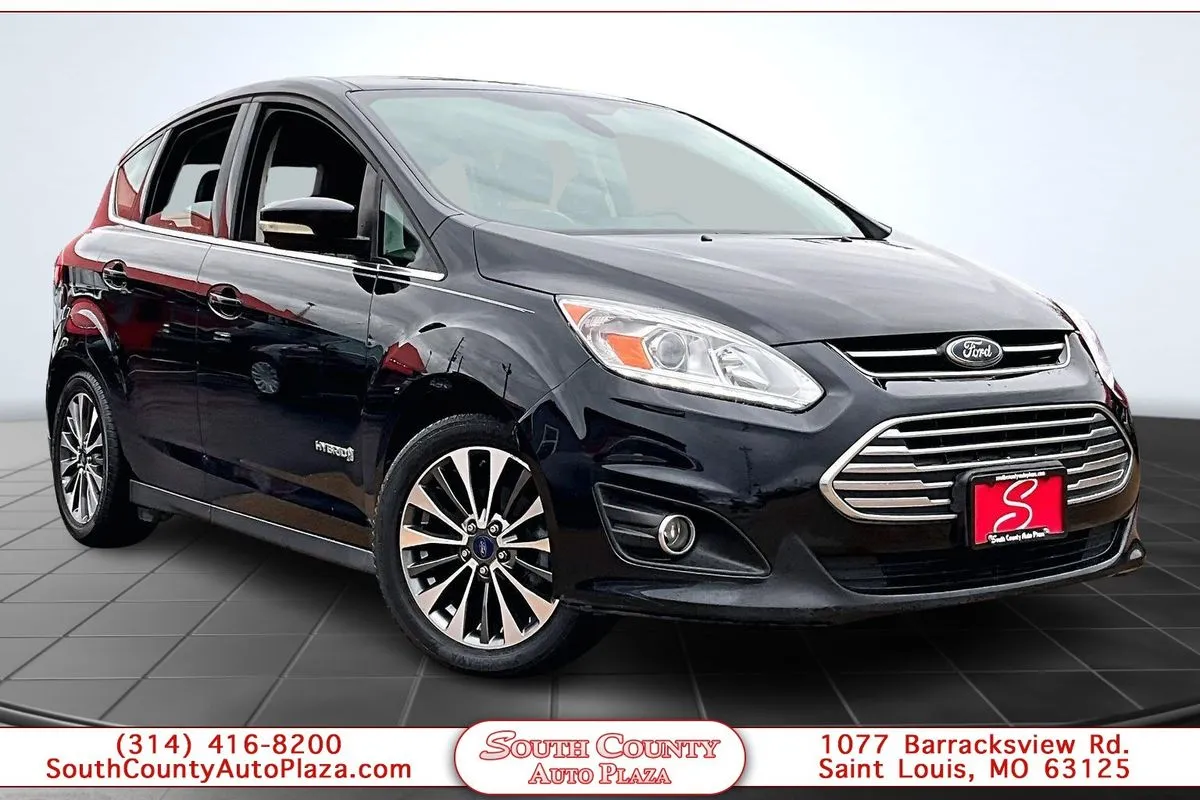 Black 2018 Ford C-Max Hybrid Titanium for sale in St. Louis, MO