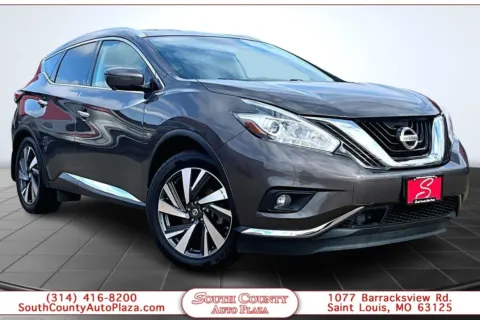 Red 2017 Nissan Murano Platinum for sale in St. Louis, MO