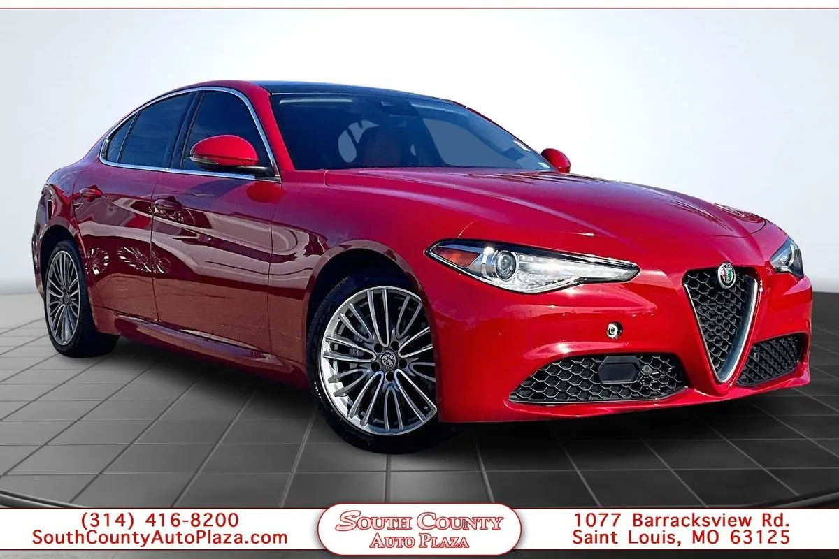 Black 2020 Alfa Romeo Giulia Ti Lusso AWD for sale in St. Louis, MO