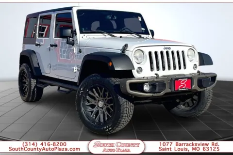 White 2014 Jeep Wrangler Unlimited Sport for sale in St. Louis, MO