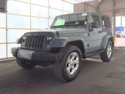 Gray 2015 Jeep Wrangler Sahara for sale in St. Louis, MO
