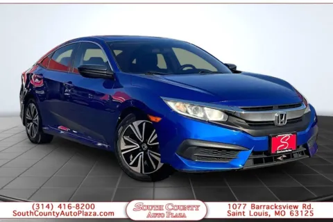 Blue 2017 Honda Civic LX for sale in St. Louis, MO