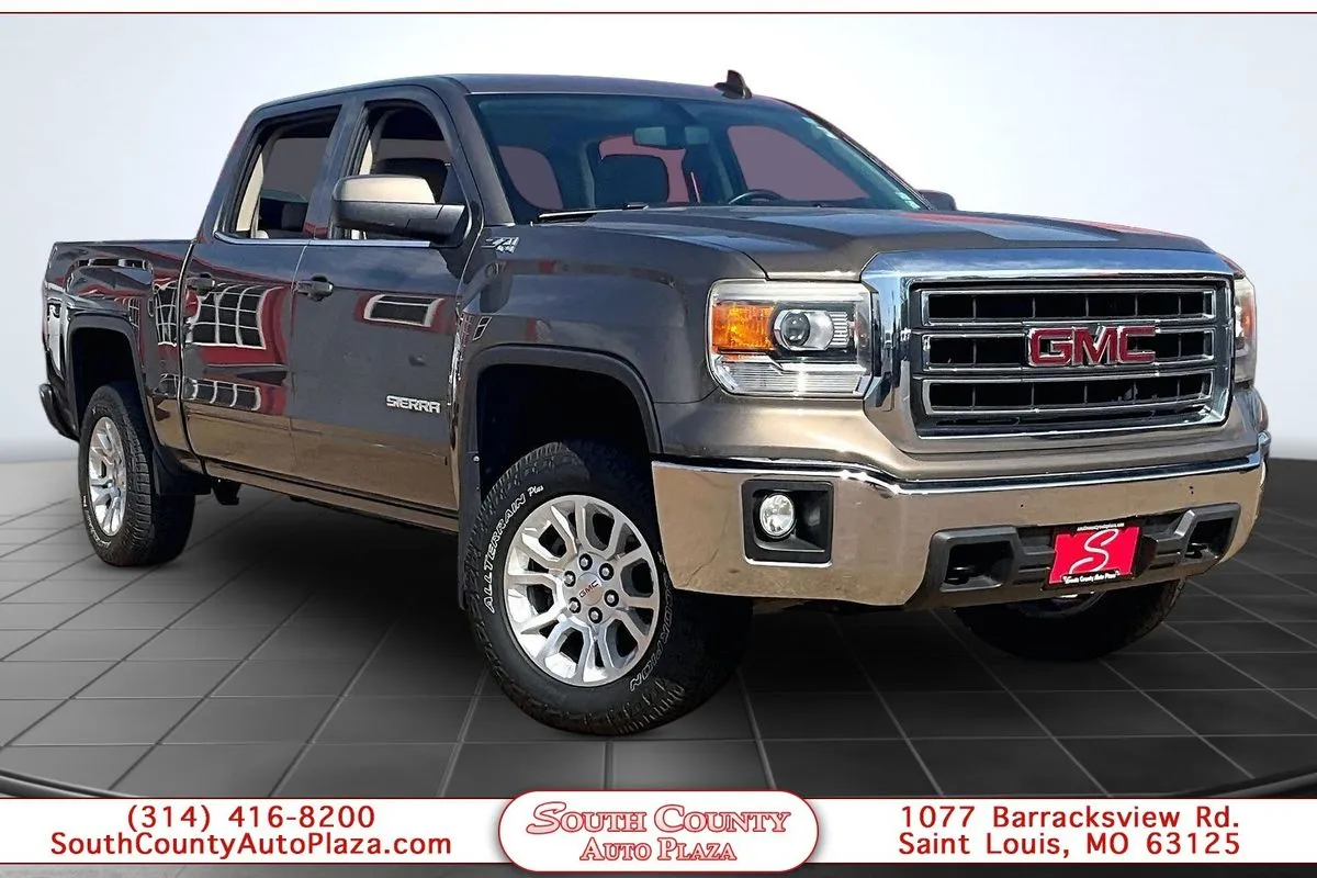 Orange 2015 GMC Sierra 1500 SLE for sale in St. Louis, MO