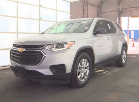 Blue 2020 Chevrolet Traverse FWD LS for sale in St. Louis, MO