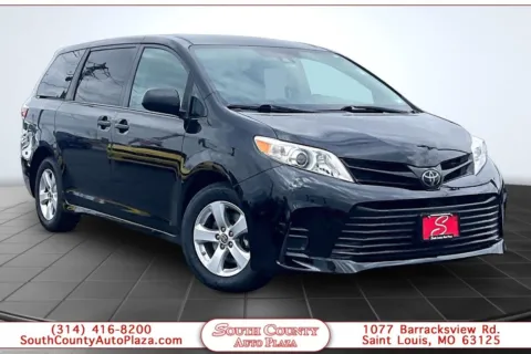 Black 2020 Toyota Sienna L for sale in St. Louis, MO