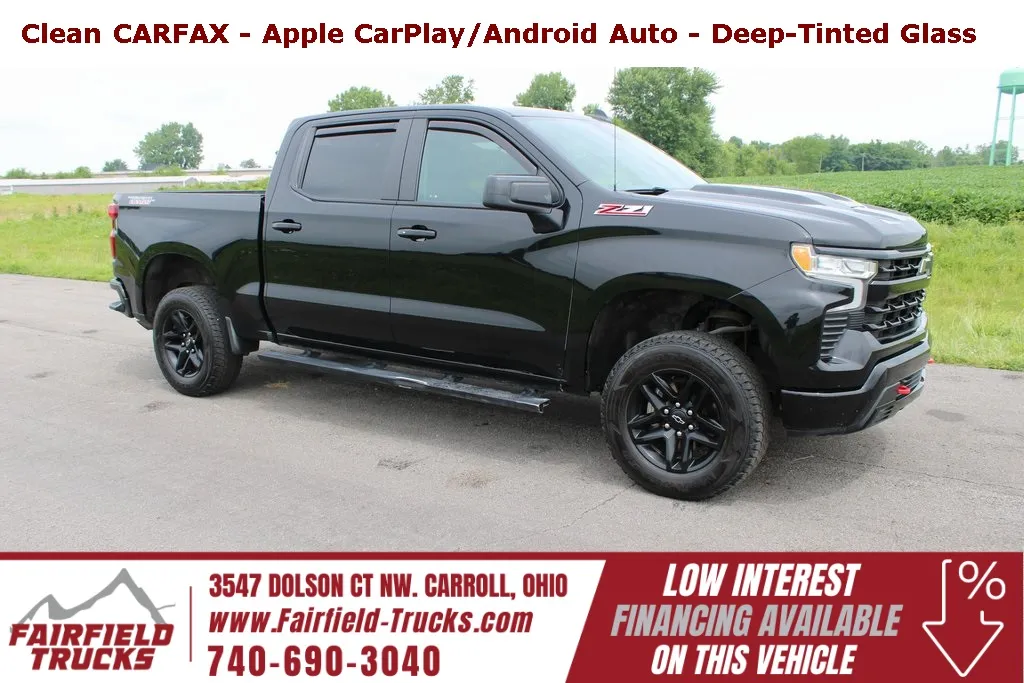 Black 2023 Chevrolet Silverado 1500 LT Trail Boss for sale in Carroll, OH