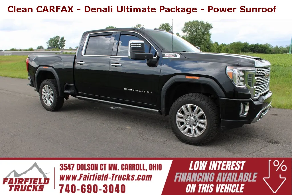 Black 2021 GMC Sierra 3500HD Denali for sale in Carroll, OH