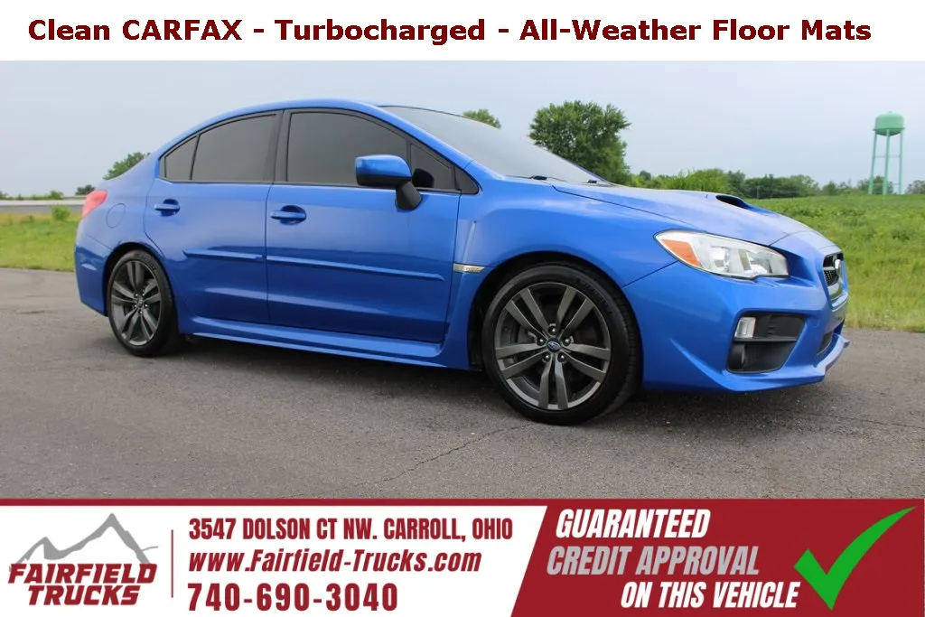 Blue 2017 Subaru WRX Premium for sale in Carroll, OH