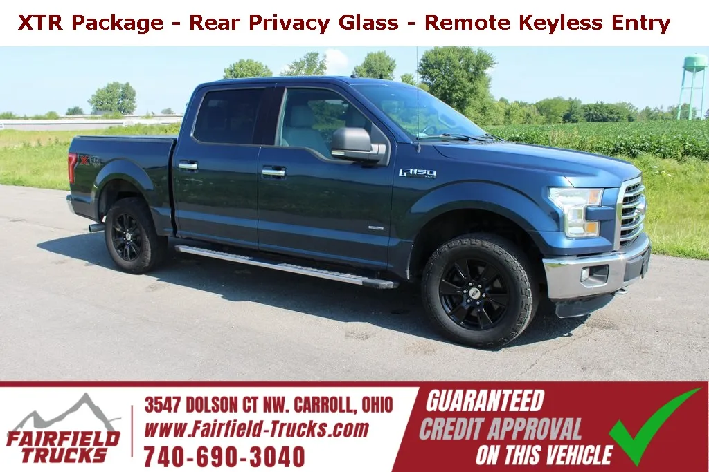 Silver 2016 Ford F-150 XLT for sale in Carroll, OH