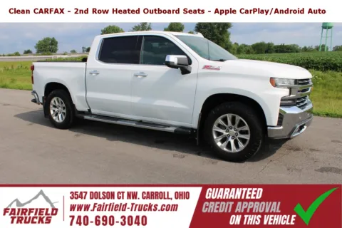 White 2021 Chevrolet Silverado 1500 LTZ for sale in Carroll, OH
