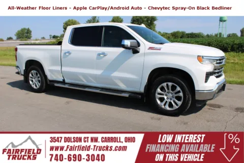 White 2023 Chevrolet Silverado 1500 LTZ for sale in Carroll, OH